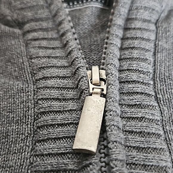 Frontline Men's Zip-Up Vest Gray Large - Picture 11 of 16